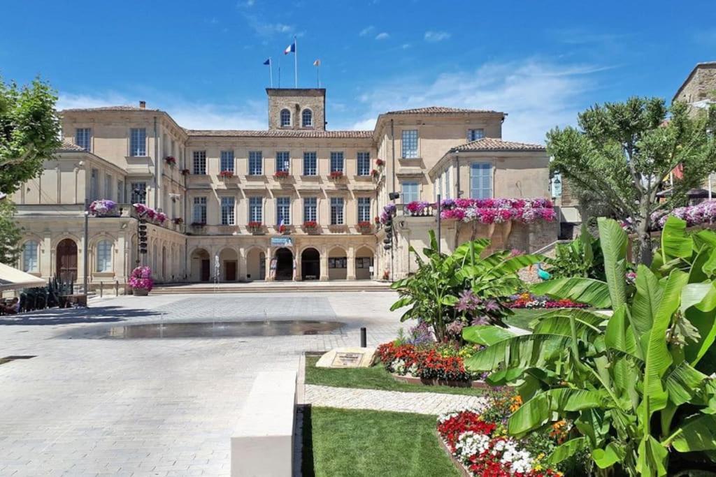 Grand Appartement En Maison De Ville Valréas Kültér fotó